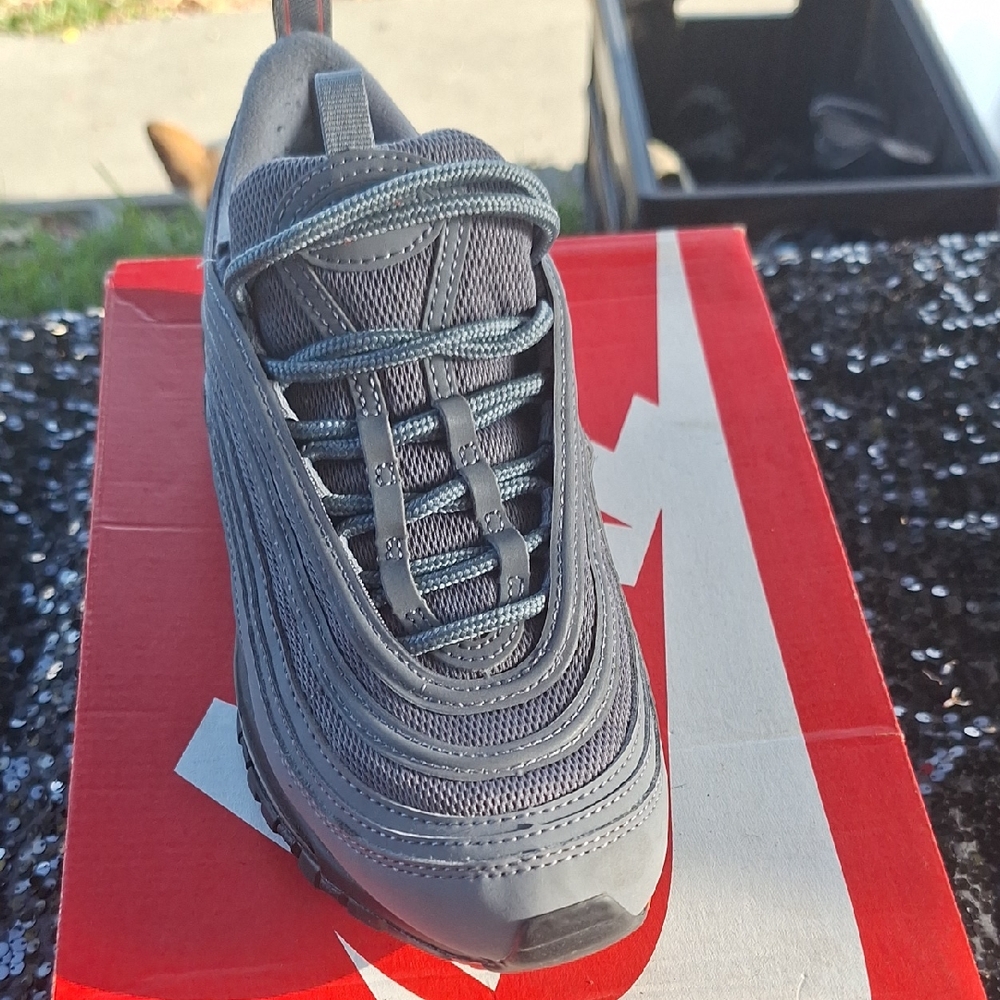 Nike Gray Athletic Sneakers with Mesh Overlays